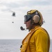 USS America (LHA 6) Conducts A Replenishment-At-Sea