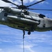 US Marines Fast Rope off a CH-53E Super Stallion