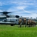 US Marines Fast Rope off a CH-53E Super Stallion