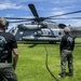 US Marines Fast Rope off a CH-53E Super Stallion