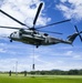 US Marines Fast Rope off a CH-53E Super Stallion