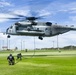 US Marines Fast Rope off a CH-53E Super Stallion
