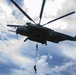 US Marines Fast Rope off a CH-53E Super Stallion