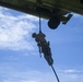 US Marines Fast Rope off a CH-53E Super Stallion