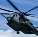 US Marines Fast Rope off a CH-53E Super Stallion