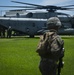 US Marines Fast Rope off a CH-53E Super Stallion