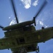 US Marines Fast Rope off a CH-53E Super Stallion