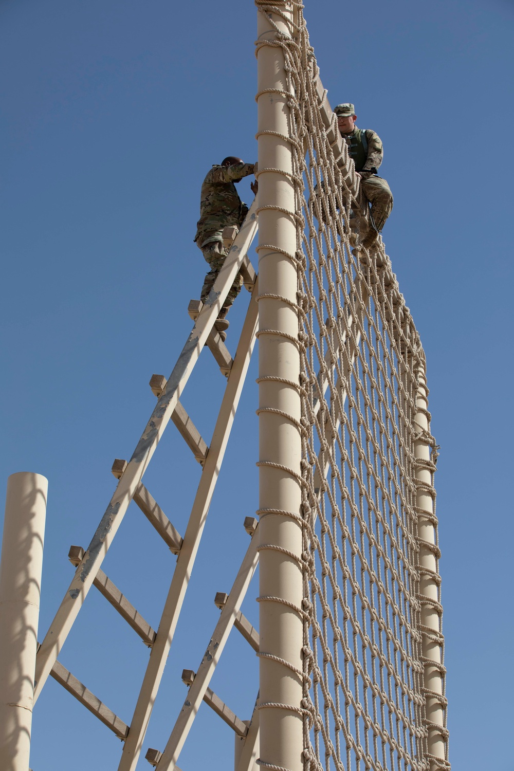 U.S. Army Central 2021 Best Warrior Competition obstacle course event