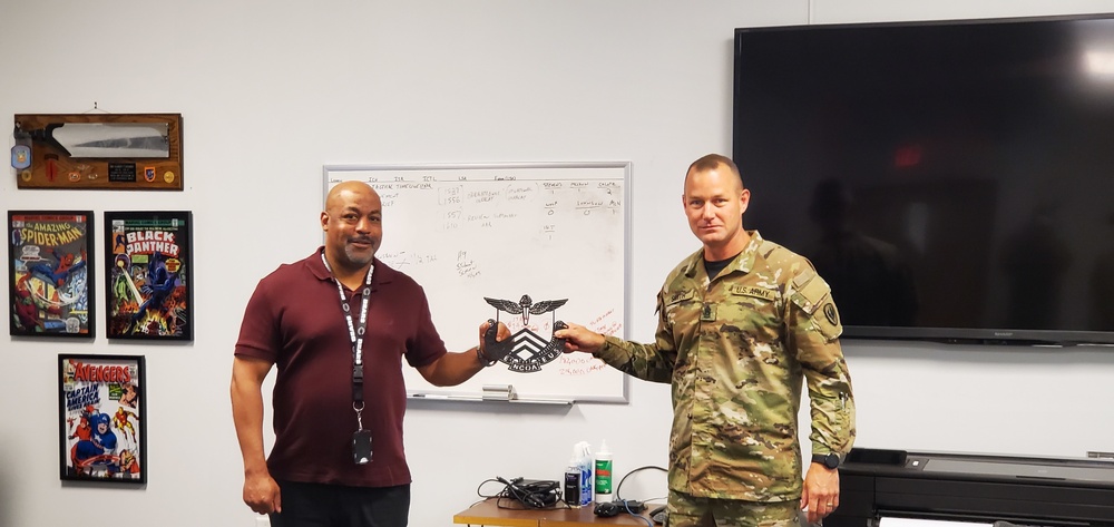 U.S. Army Civilian Reconized for service