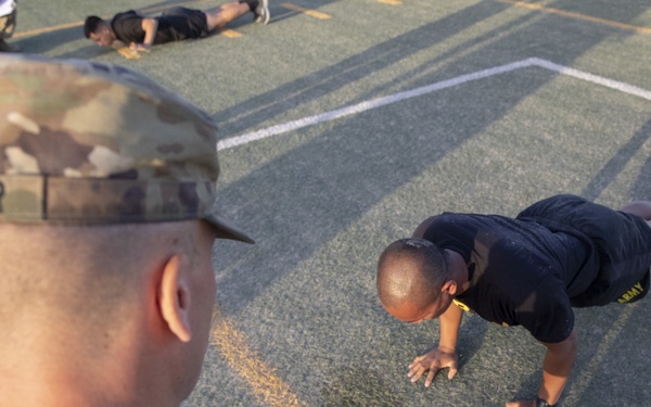 Best Warrior competitors conduct Army Combat Fitness Test