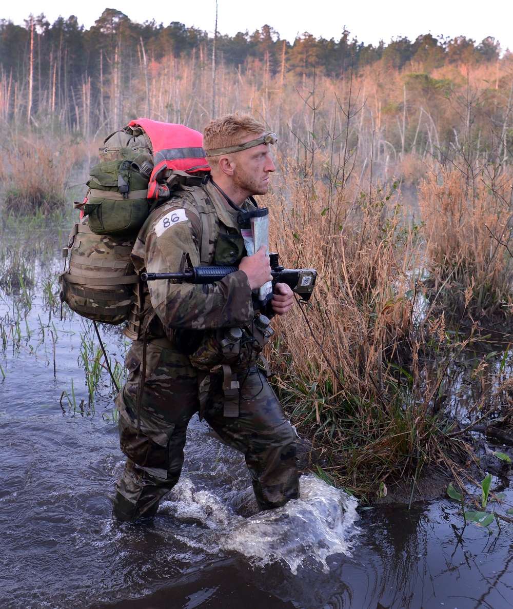 Candidates Undergo Special Forces Assessment and Selection Land Navigation