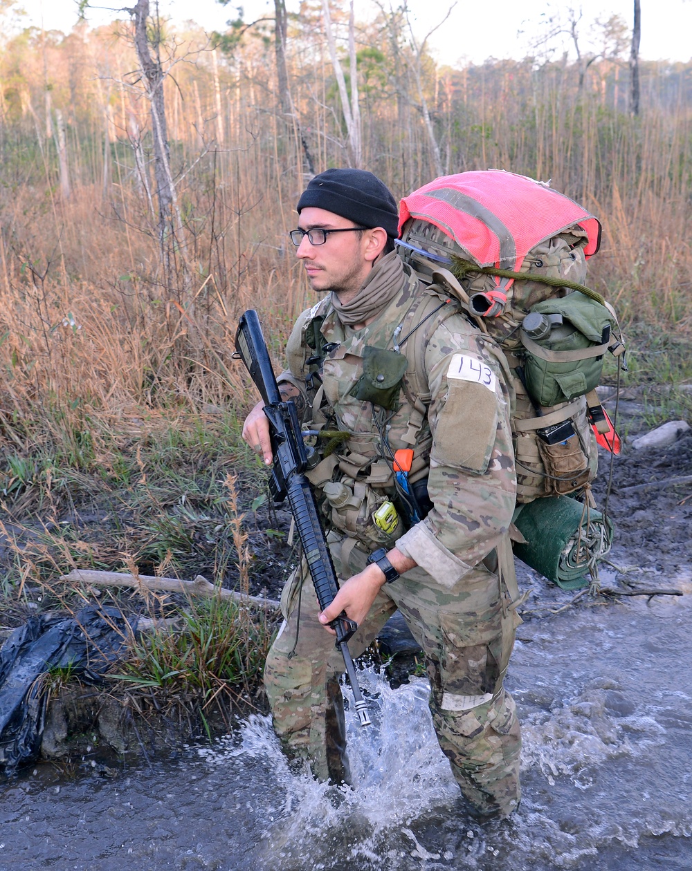 Candidates Undergo Special Forces Assessment and Selection Land Navigation