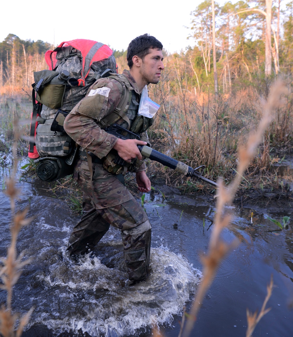 Candidates Undergo Special Forces Assessment and Selection Land Navigation