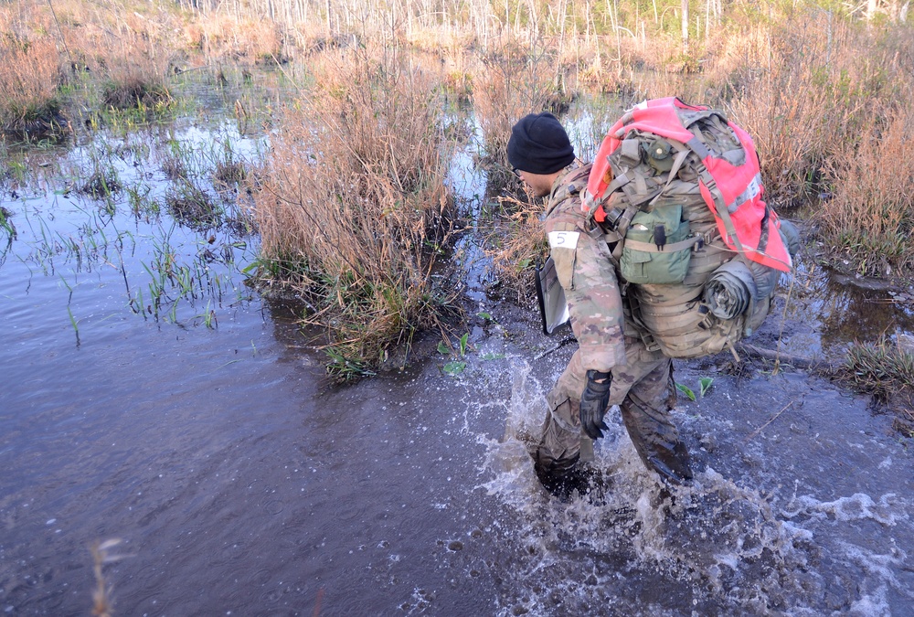 Candidates Undergo Special Forces Assessment and Selection Land Navigation