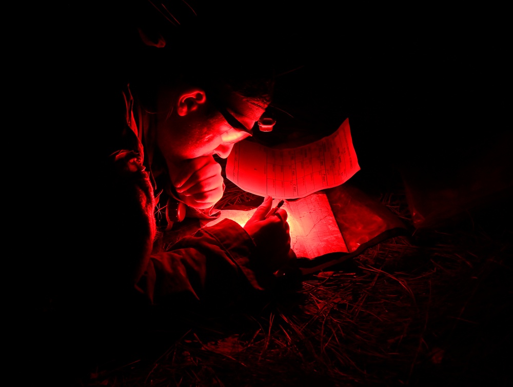 Candidates Undergo Special Forces Assessment and Selection Land Navigation