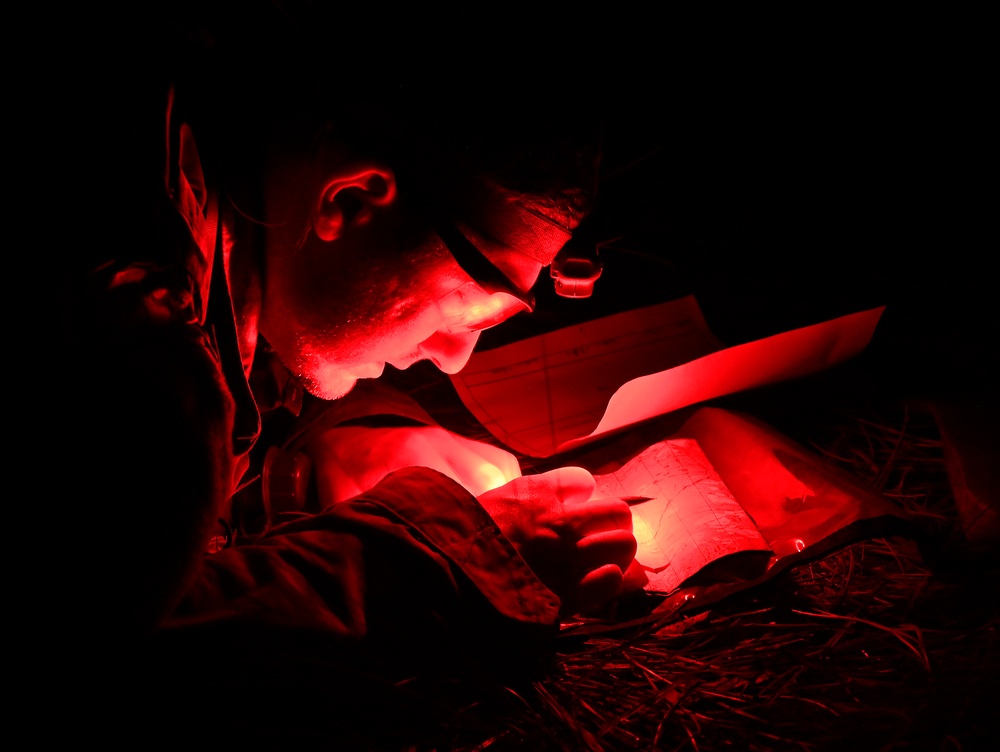 Candidates Undergo Special Forces Assessment and Selection Land Navigation