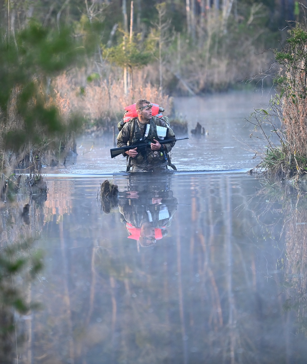 Candidates Undergo Special Forces Assessment and Selection Land Navigation