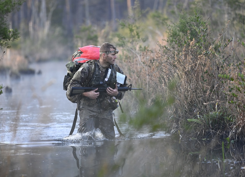 Candidates Undergo Special Forces Assessment and Selection Land Navigation