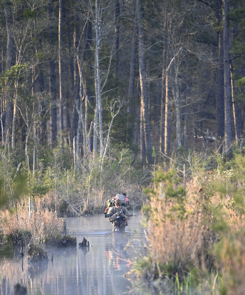 Candidates Undergo Special Forces Assessment and Selection Land Navigation