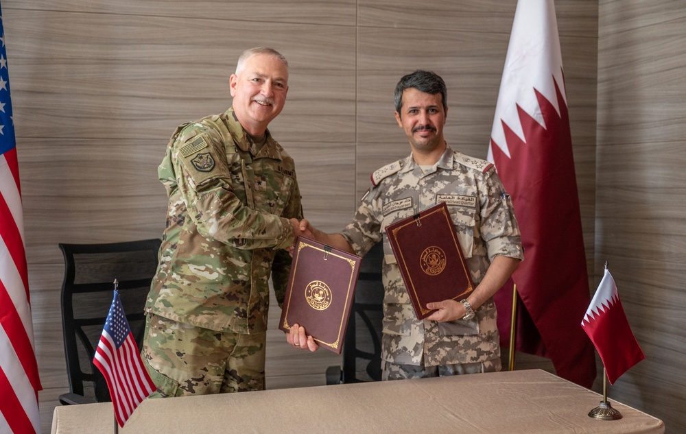 West Virginia, Qatar formalize military partnership