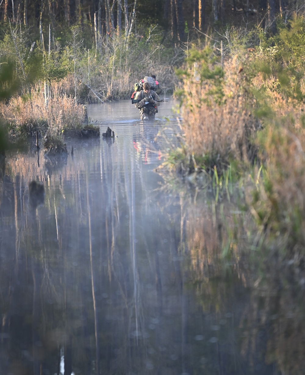 Candidates Undergo Special Forces Assessment and Selection Land Navigation