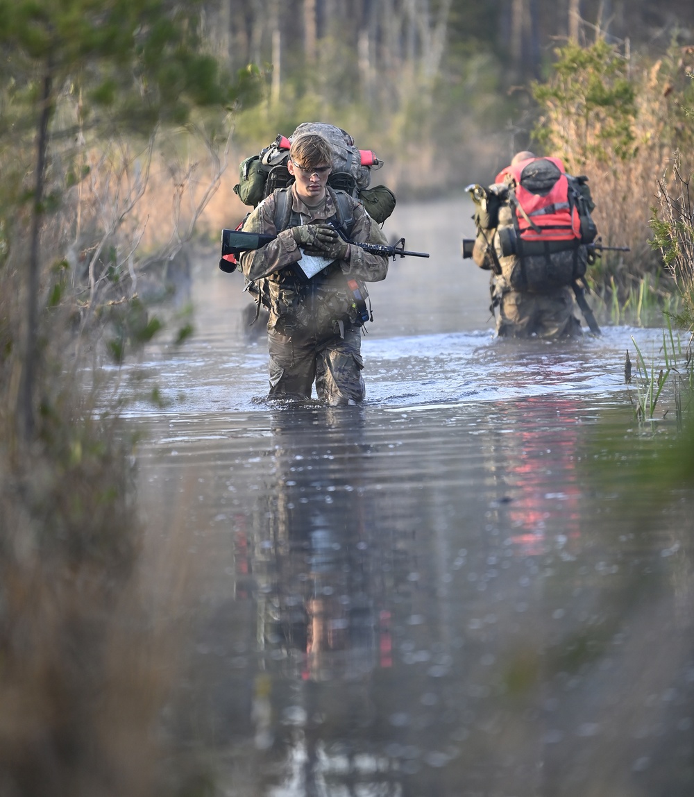 Candidates Undergo Special Forces Assessment and Selection Land Navigation