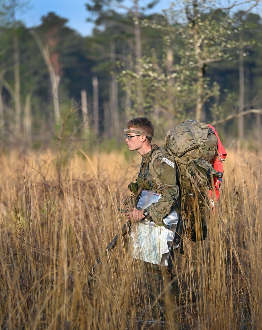 Candidates Undergo Special Forces Assessment and Selection Land Navigation