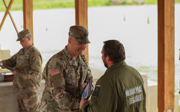 Members of the German Military Police Receives Certificate of Appreciation
