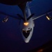 KC-135 Stratotanker Refuels E-3 Sentry AWACS