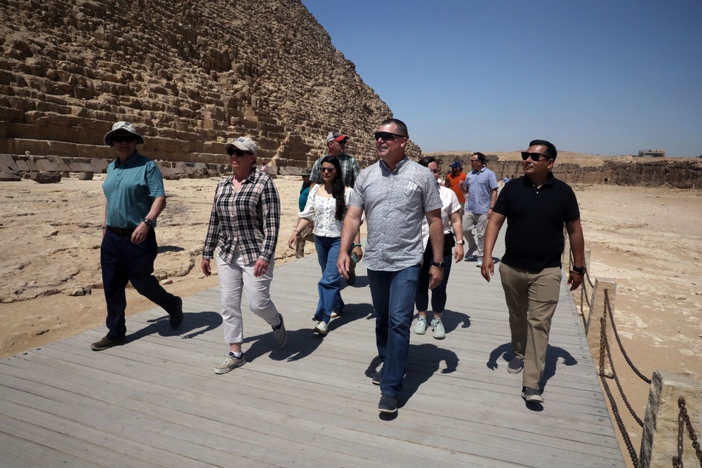 Texas Military Department personnel visit Egyptian cultural sites