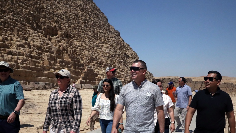 Texas Military Department personnel visit Egyptian cultural sites