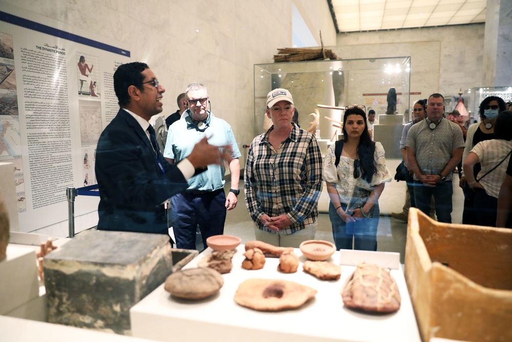 Texas Military Department personnel visit Egyptian cultural sites