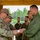 U.S. Army Solders Receive certificates after completing the crowd and riot control course