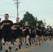 Soldiers of the 101st Airborne Division (Air Assault) conduct a Division Run.