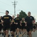 Soldiers of the 101st Airborne Division (Air Assault) conduct a Division Run.