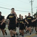 Soldiers of the 101st Airborne Division (Air Assault) conduct a Division Run.