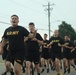 Soldiers of the 101st Airborne Division (Air Assault) conduct a Division Run.