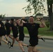 Soldiers of the 101st Airborne Division (Air Assault) conduct a Division Run.