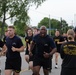 Maj. Gen. McGee and Command Sgt. Maj. Knapp cheer on Soldiers.