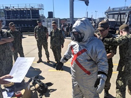 Office of Naval Research - USS Vermont Steam Suit Training