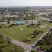 The 3rd Combat Aviation Brigade conducts a fly over at the 3rd Infantry Division change of command ceremony.