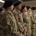 101st Airborne Soldiers stand in formation for re-enlistment