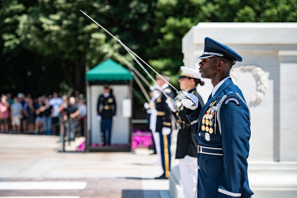 Israel Defense Forces Chief of the General Staff Lt. Gen. Aviv Kohavi Participates in an Armed Forces Full Honors Wreath-Laying Ceremony at the Tomb of the Unknown Soldier