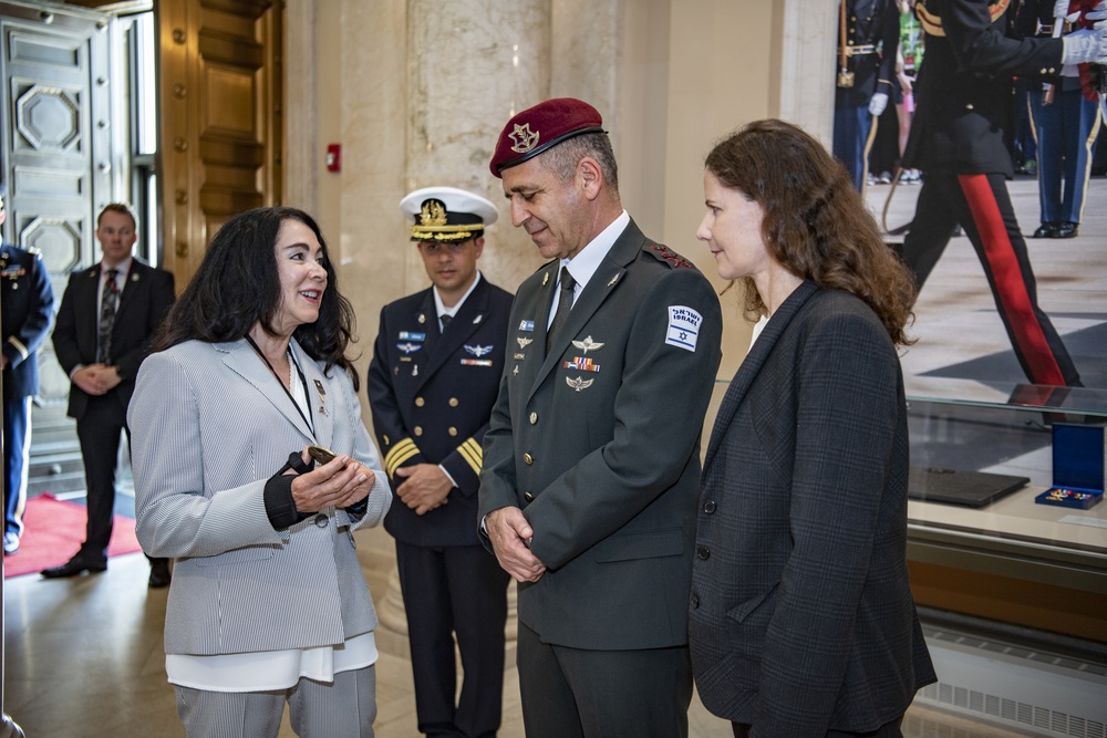 Israel Defense Forces Chief of the General Staff Lt. Gen. Aviv Kohavi Participates in an Armed Forces Full Honors Wreath-Laying Ceremony at the Tomb of the Unknown Soldier