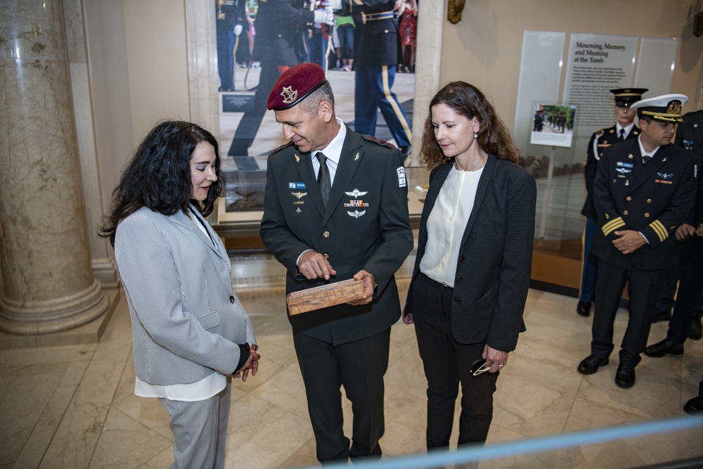 Israel Defense Forces Chief of the General Staff Lt. Gen. Aviv Kohavi Participates in an Armed Forces Full Honors Wreath-Laying Ceremony at the Tomb of the Unknown Soldier