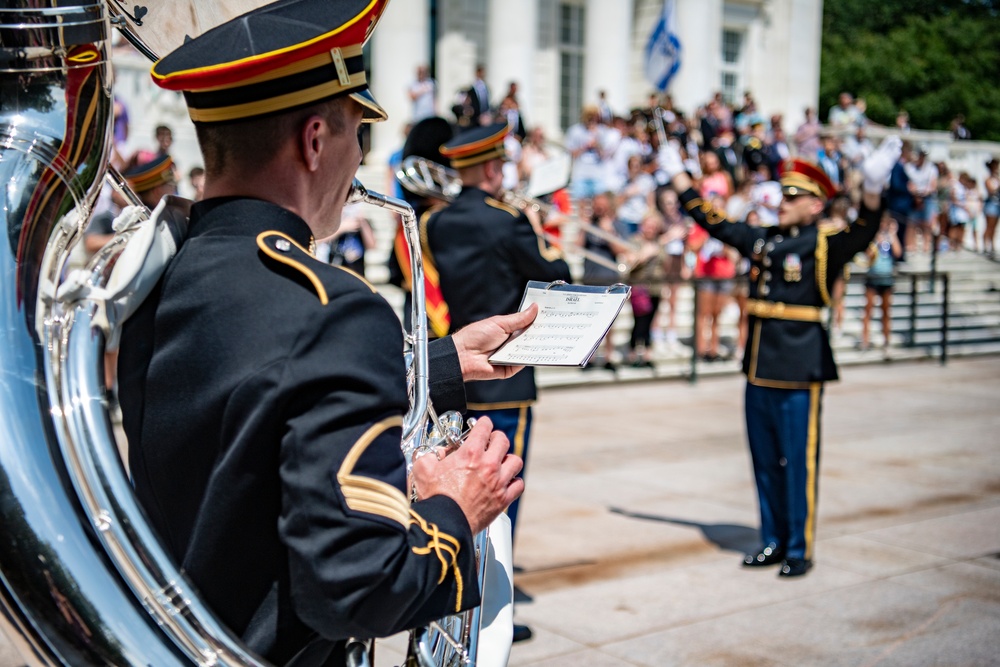 Israel Defense Forces Chief of the General Staff Lt. Gen. Aviv Kohavi Participates in an Armed Forces Full Honors Wreath-Laying Ceremony at the Tomb of the Unknown Soldier