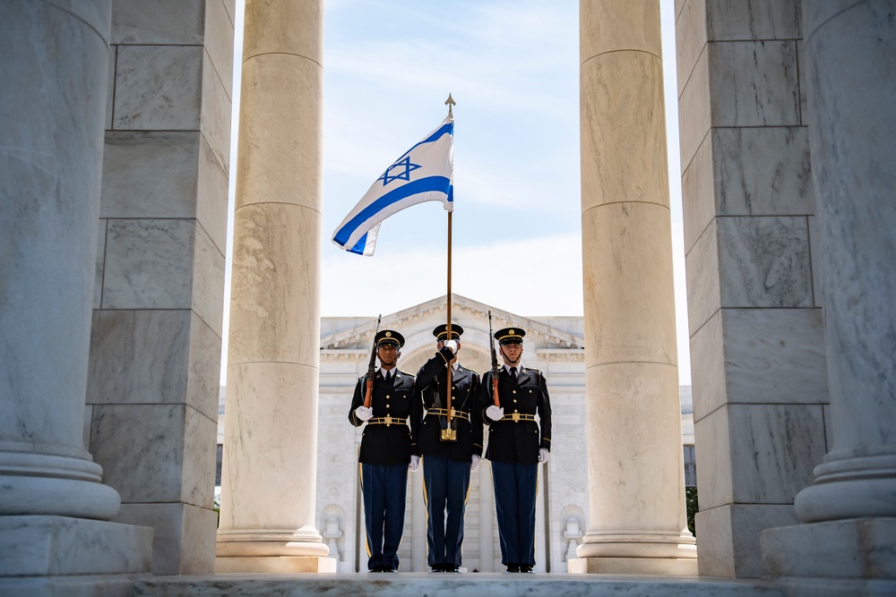 Israel Defense Forces Chief of the General Staff Lt. Gen. Aviv Kohavi Participates in an Armed Forces Full Honors Wreath-Laying Ceremony at the Tomb of the Unknown Soldier