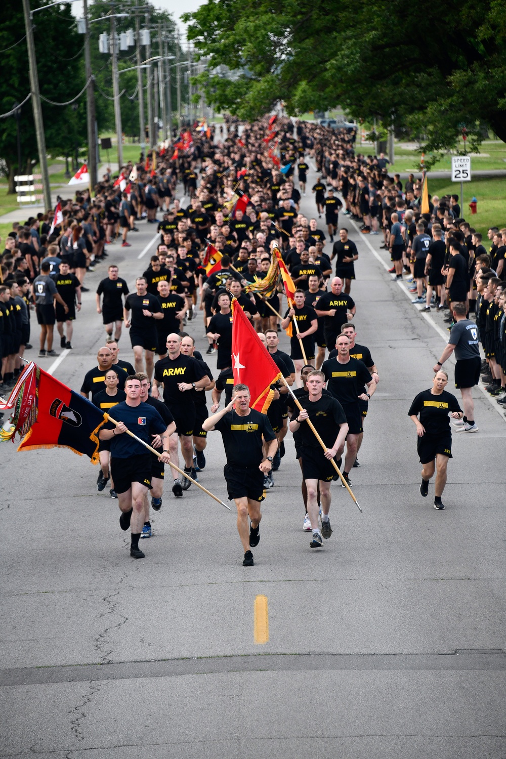 101st Airborne Division (Air Assault) Run during the Week of the Eagles 2021
