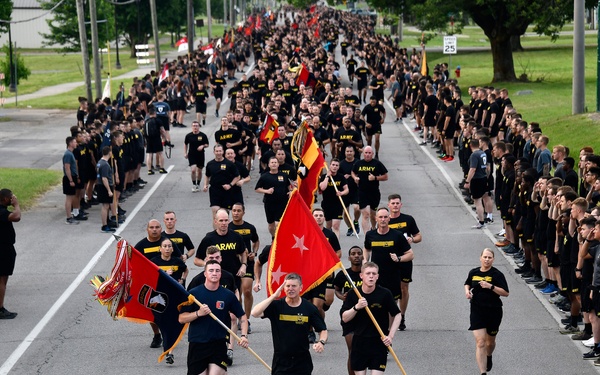 101st Airborne Division (Air Assault) Run during Week of the Eagles 2021