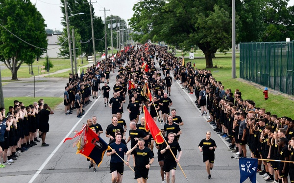 101st Airborne Division (Air Assault) Run during Week of the Eagles 2021